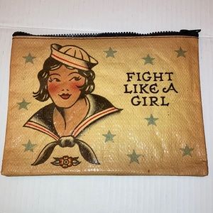 Fight Like a Girl - Blue Q pouch